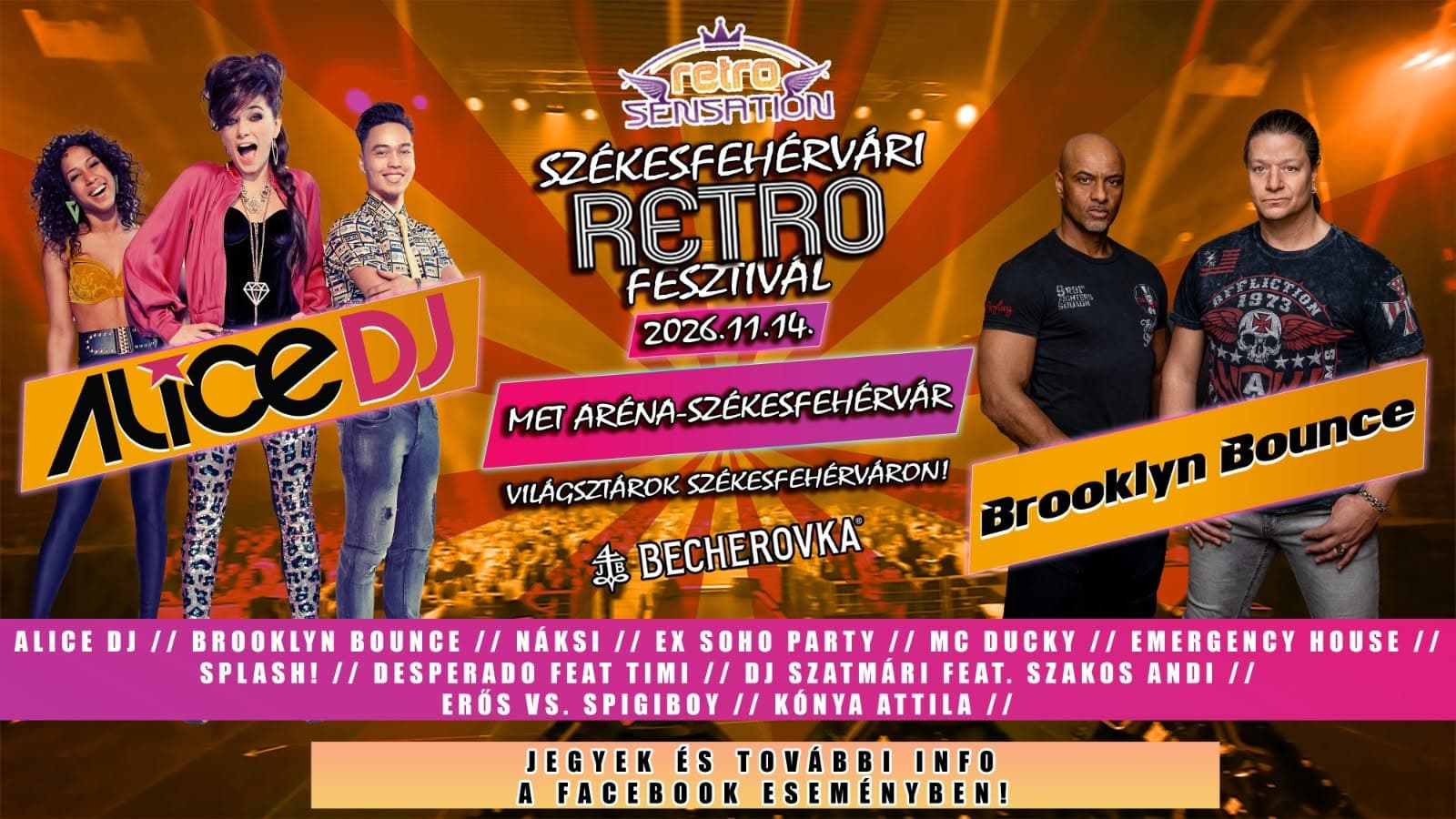 Retro Sensation Székesfehérváron: egy éjszaka a 90-es és 2000-es évek slágereivel