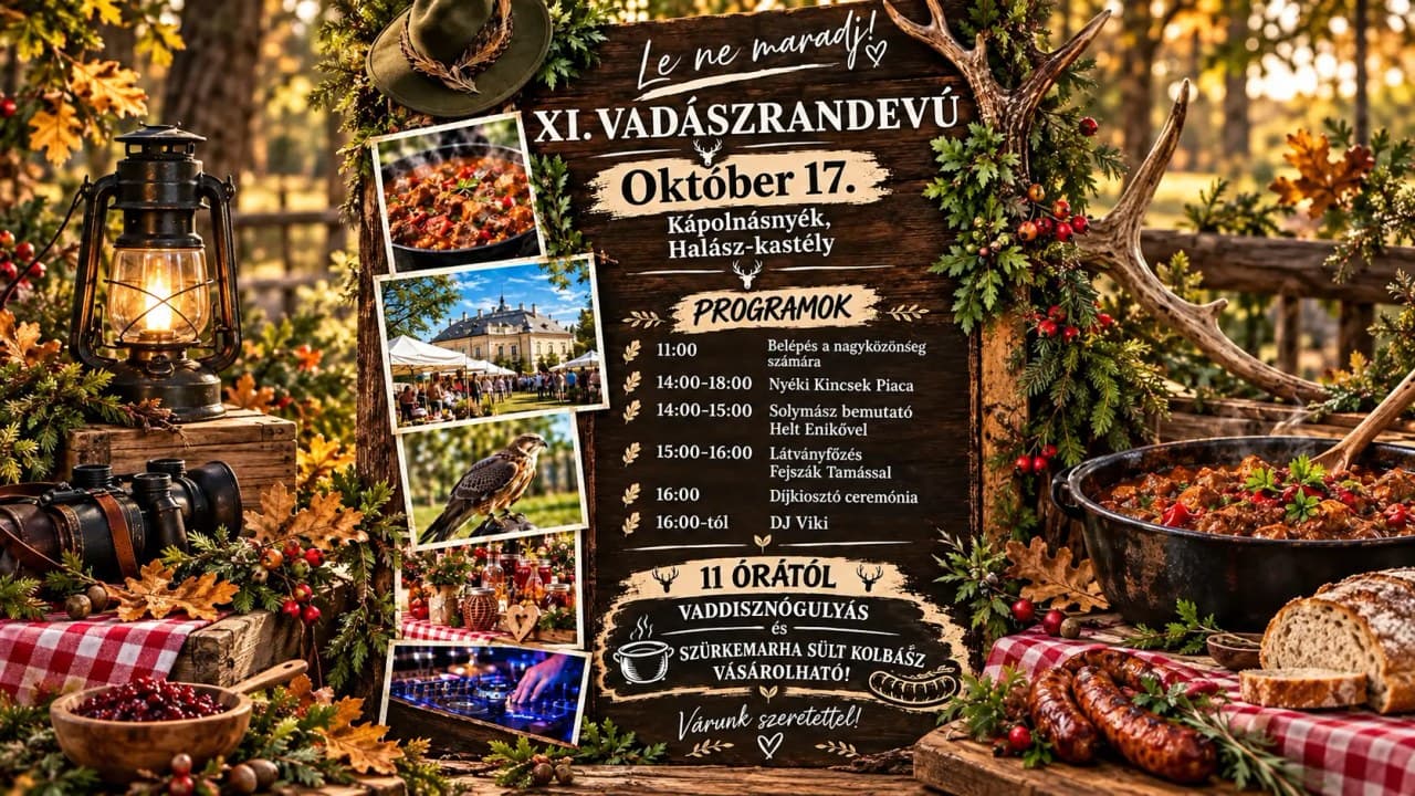 Solymászattól a látványfőzésig: XI. VadászRandevú Kápolnásnyéken