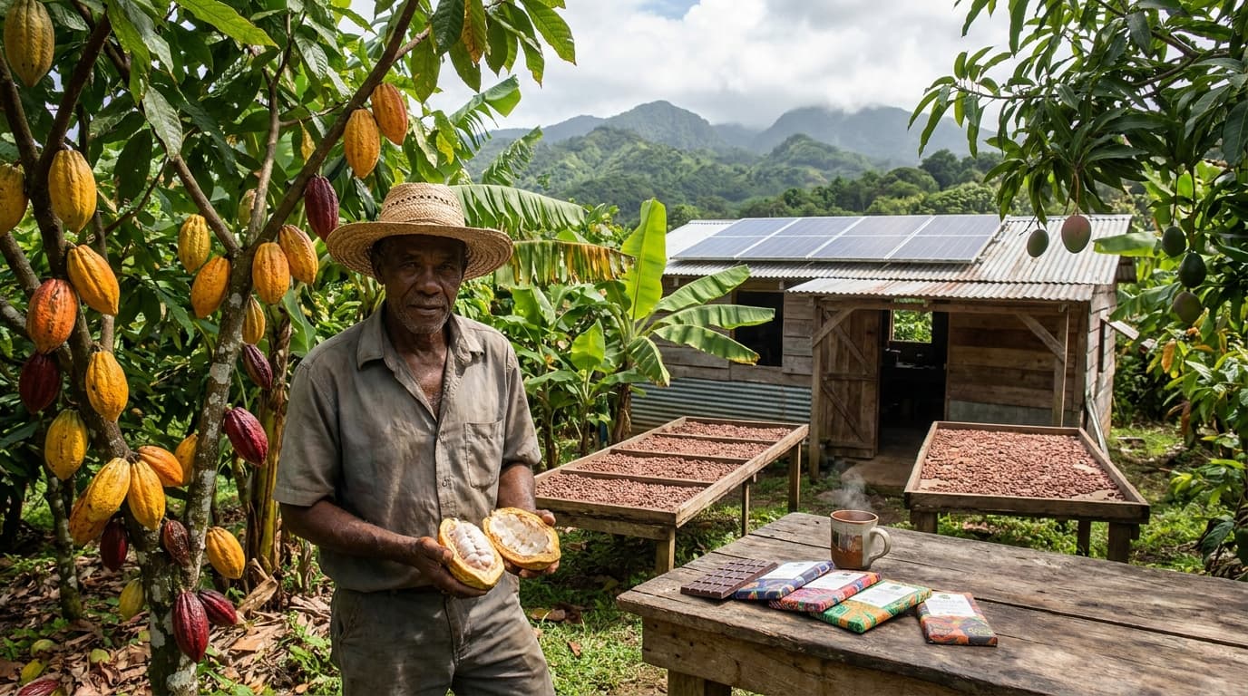 Grenada, ahol a kakaóbabból újra helyi kincs lett