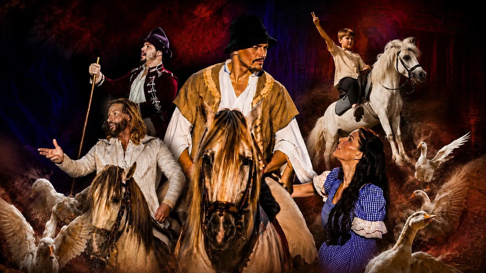 Ludas Matyi lóháton – szabadtéri musical a Velencei-tó partján