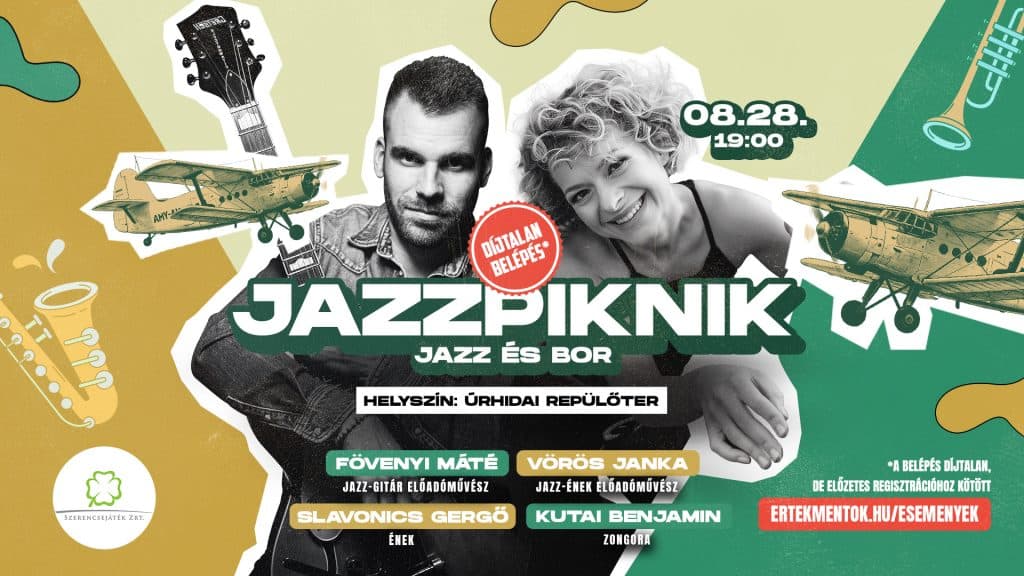 Jazz, borok és egy régi repülőtér – nyárbúcsúztató piknik Úrhidán