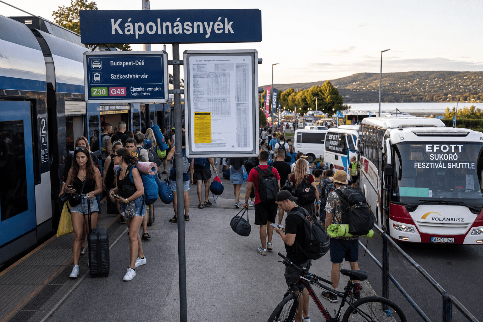 Így lehet vonattal és busszal eljutni az EFOTT-ra Sukoróra