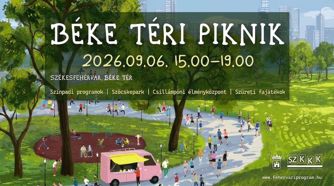 Szöcskepark és rock and roll a Béke téren – vasárnap délutáni piknik a szabadban