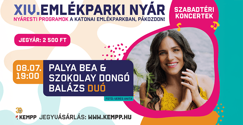 Népzene és improvizáció a pákozdi szabadtéri színpadon: Palya Bea és Szokolay Dongó Balázs zárja a nyarat