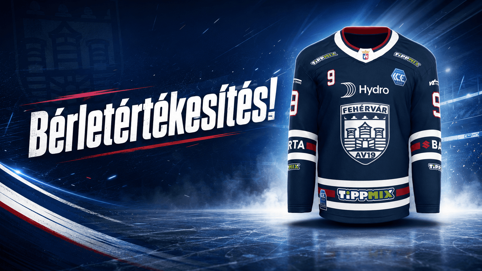 Mától lehet bérleteket vásárolni a Volán új ICEHL-idényére