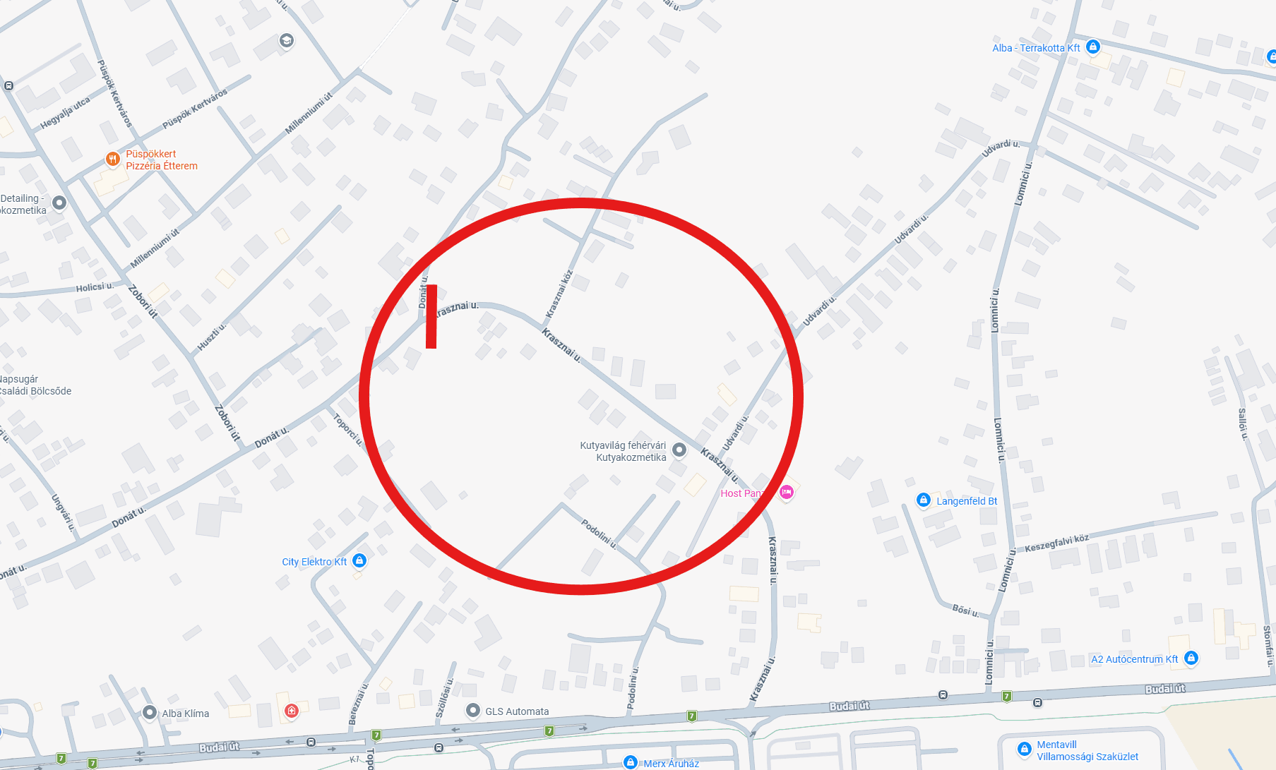 Zsákutca lesz a Krasznai utca mától – így kerülj a Donát utca felé