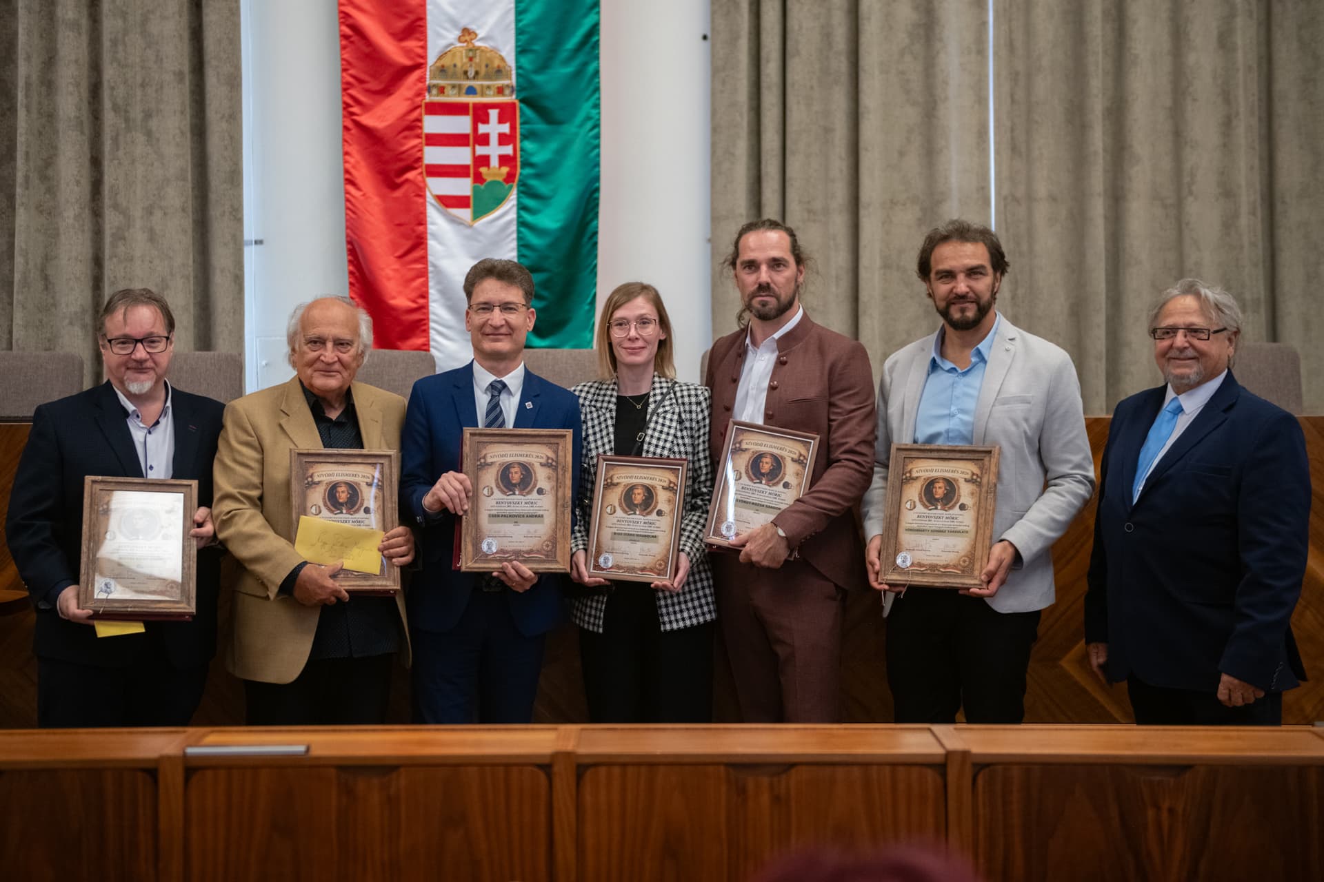 Átadták a Benyovszky Nívódíjakat a székesfehérvári Városházán