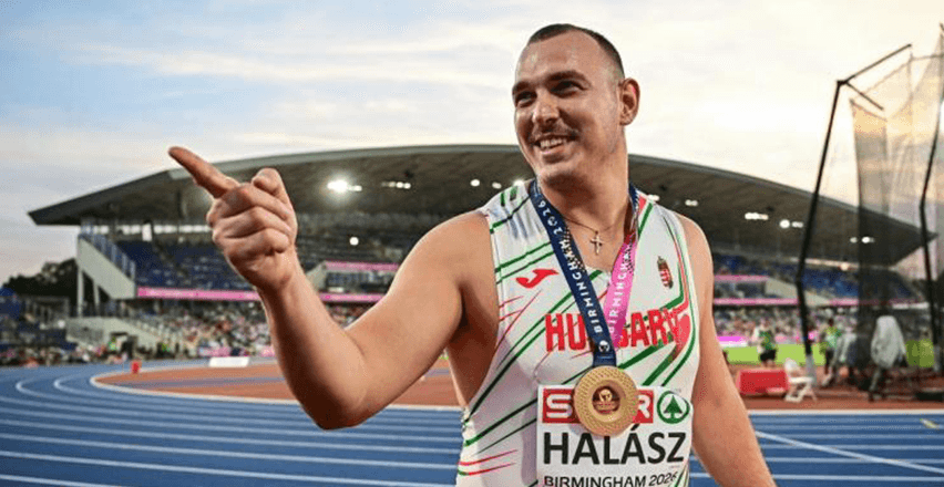 Atlétikai-eb: Halász Bence országos csúccsal Európa-bajnok kalapácsvetésben
