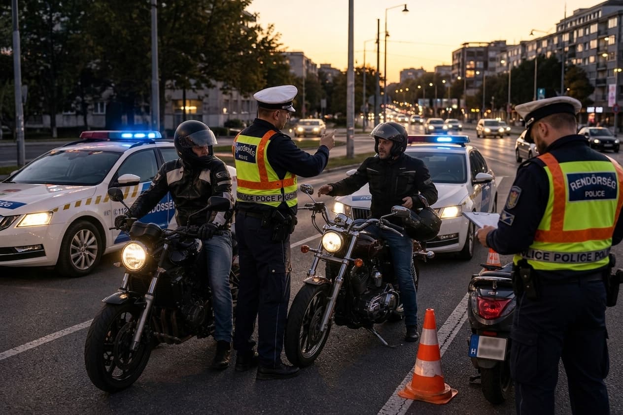 Több ezer szabálytalanságot talált a rendőrség a kétkerekűek ellenőrzésén