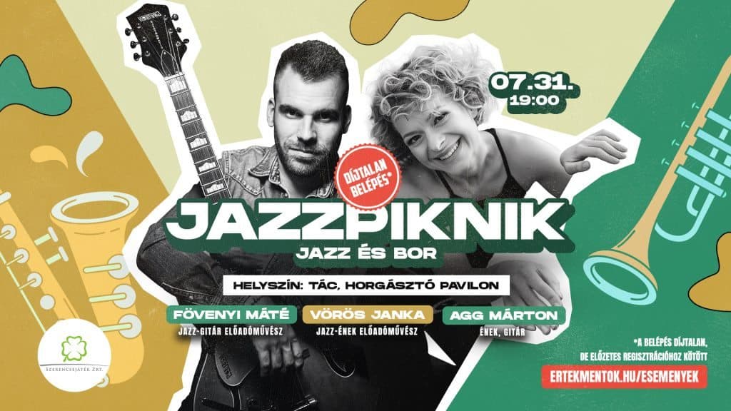 Pokrócos jazzeste készül a táci horgásztó partján