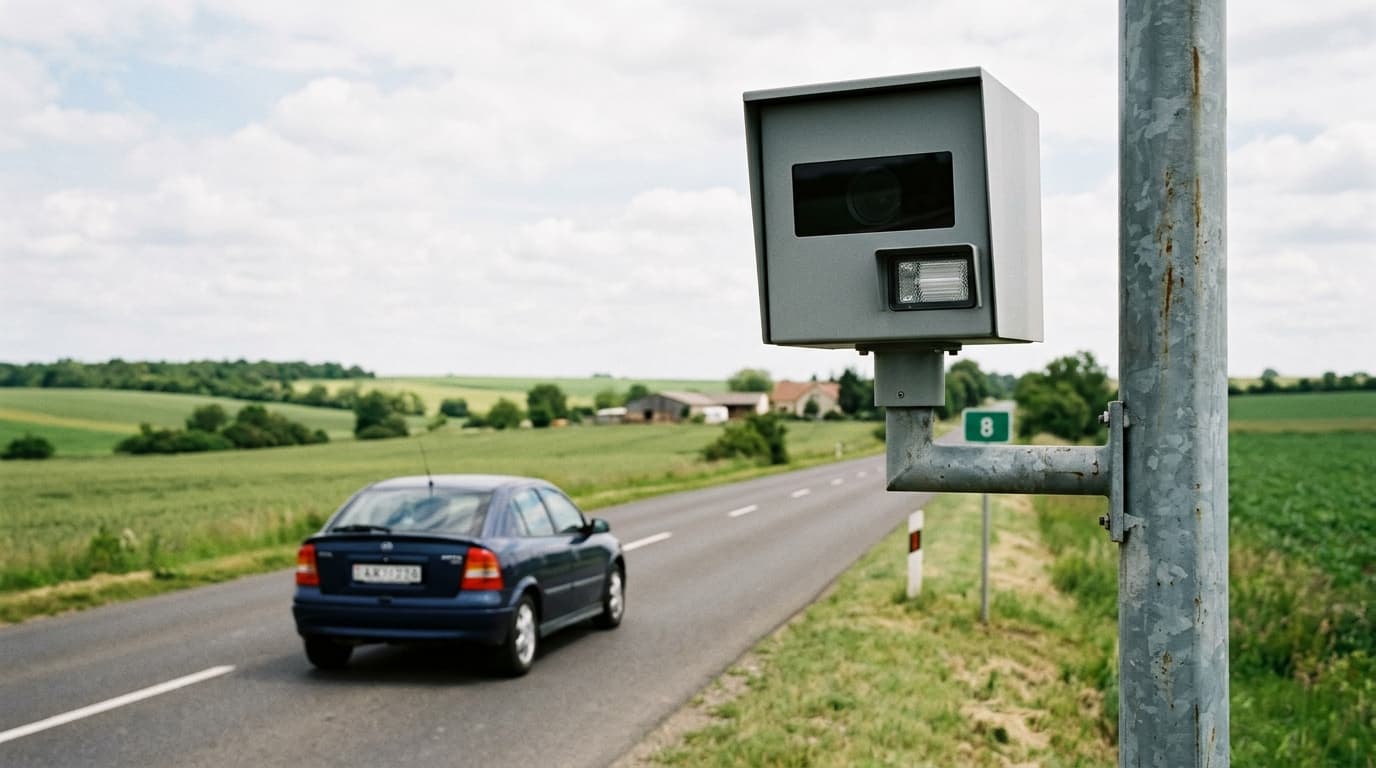 Új, olcsóbb traffipax jön: hónapokig a boxban maradhat
