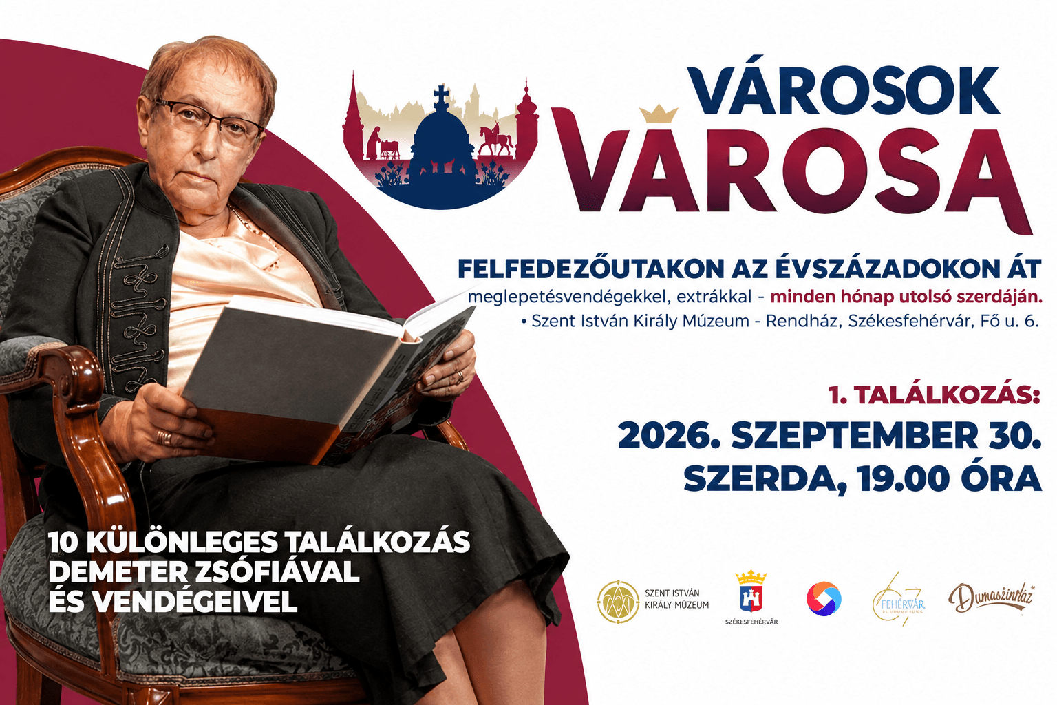 Városok városa: havonta egy este Fehérvár múltjával, beszélgetéssel és kulináris meglepetésekkel