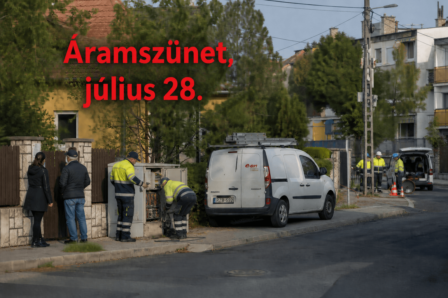 Áramszünet lesz kedden Székesfehérvár több utcájában