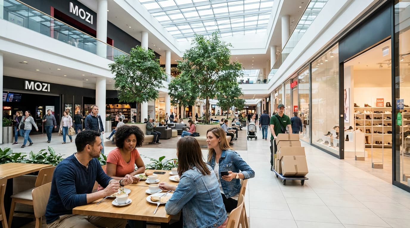 Az online kereskedelem növekedése új irányt adhat a bevásárlóközpontoknak