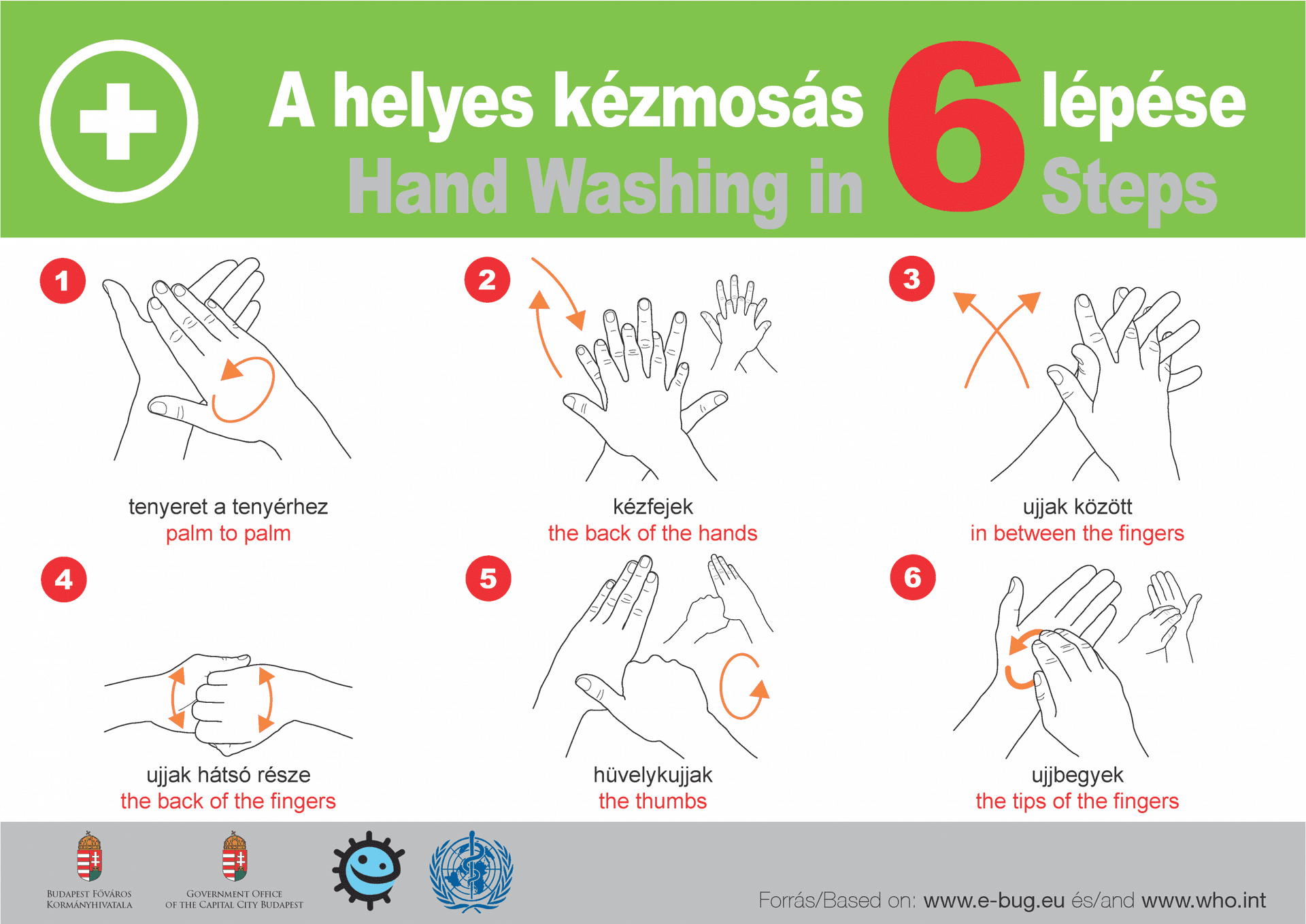 A Helyes Kezmosas 6 Lepese